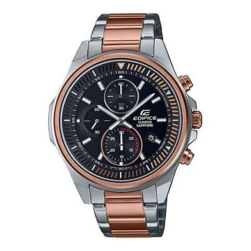 Casio – Série EDIFICE SLIM avec Saphir Cristal – Bicolore – EFR-S572GS-1AV
