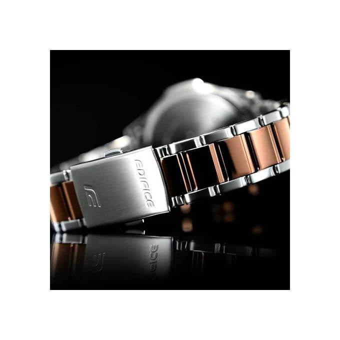 Casio – Série EDIFICE SLIM avec Saphir Cristal – Bicolore – EFR-S572GS-1AV