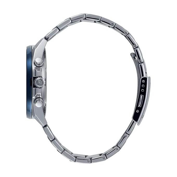 Casio – Chronographe EDIFICE standard de taille moyenne – Cadran bleu – EFV-610DB-2AV