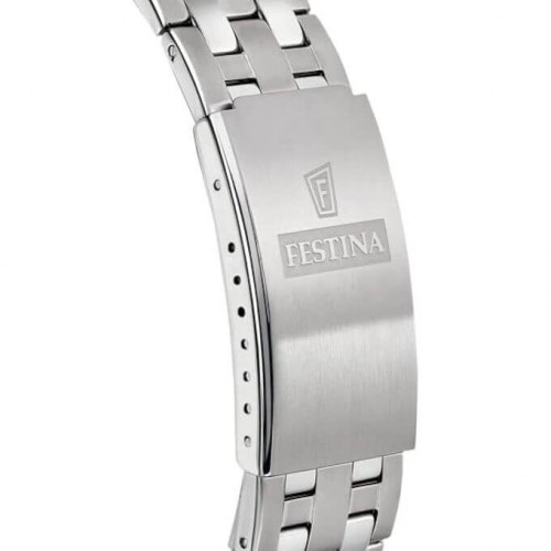 Festina – Cadran noir avec dateur – Index lumineux – Bracelet en acier – F20357/4 Festina – Cadran noir avec dateur – Index lumineux – Bracelet en acier – F20357/4
