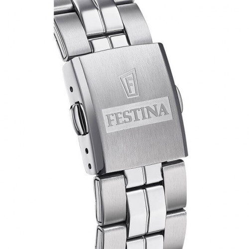 Festina – Diamètre boîtier 43.0 mm – Cadran bleu – Bracelet métallique – Avec dateur – F20425/5 Festina – Diamètre boîtier 43.0 mm – Cadran bleu – Bracelet métallique – Avec dateur – F20425/5