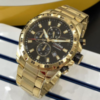 Festina – Chrono Sport – Cadran noir – Tout en acier inoxydable doré – F20541/4