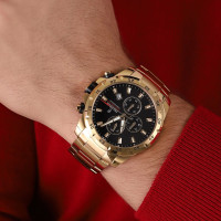 Festina – Chrono Sport – Cadran noir – Tout en acier inoxydable doré – F20541/4