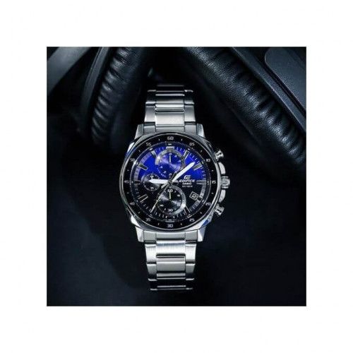 Casio EDIFICE de taille moyenne – Cadran bleu – Tout en acier inoxydable – EFV-600D-2AV Casio EDIFICE de taille moyenne – Cadran bleu – Tout en acier inoxydable – EFV-600D-2AV