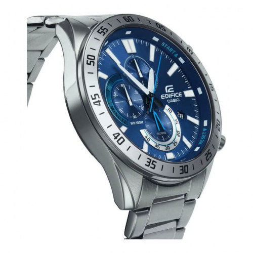 Casio – Collection Edifice – Cadran bleu – Diamètre boîtier 50,5 mm – Chronographe – EFV-620D-2AV Casio – Collection Edifice – Cadran bleu – Diamètre boîtier 50,5 mm – Chronographe – EFV-620D-2AV