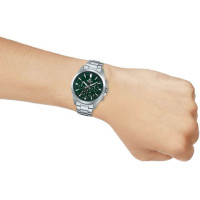 Casio – Sportive et simple – Cadran vert – Chronographe – Tout en acier – EFV-630D-3AV