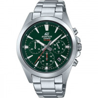 Casio – Sportive et simple – Cadran vert – Chronographe – Tout en acier – EFV-630D-3AV