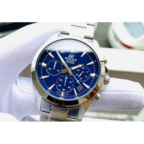 Casio – Cadran bleu – Collection Edifice – Chronographe – Étanche 100 m – EFV-630D-2AV Casio – Cadran bleu – Collection Edifice – Chronographe – Étanche 100 m – EFV-630D-2AV