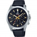 Casio – Bracelet cuir noir – Boîtier medium, diamètre 43,9 mm – Chronographe – EFV-630L-1AV Casio – Bracelet cuir noir – Boîtier medium, diamètre 43,9 mm – Chronographe – EFV-630L-1AV