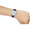 Casio – Bracelet cuir bleu – Boîtier taille medium – Chronographe – EFV-630L-7AV