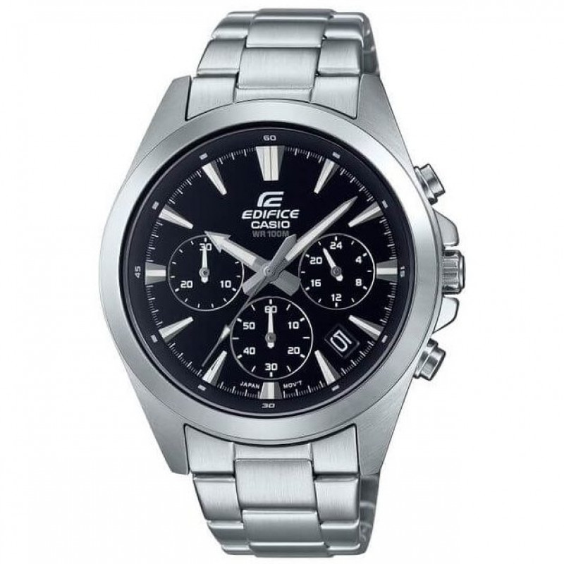 Casio – Sportive et simple d’un chronographe classique – Bracelet inoxydable – EFV-630D-1AV