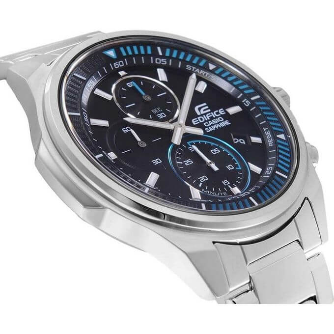 Casio EDIFICE SLIM à cristal de saphir – Chronographe pour hommes – EFR-S572D-1AVUDF
