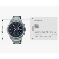 Casio EDIFICE SLIM à cristal de saphir – Chronographe pour hommes – EFR-S572D-1AVUDF
