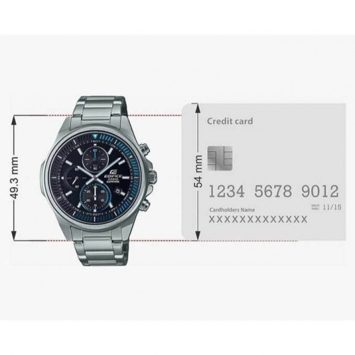 Casio EDIFICE SLIM à cristal de saphir – Chronographe pour hommes – EFR-S572D-1AVUDF Casio EDIFICE SLIM à cristal de saphir – Chronographe pour hommes – EFR-S572D-1AVUDF