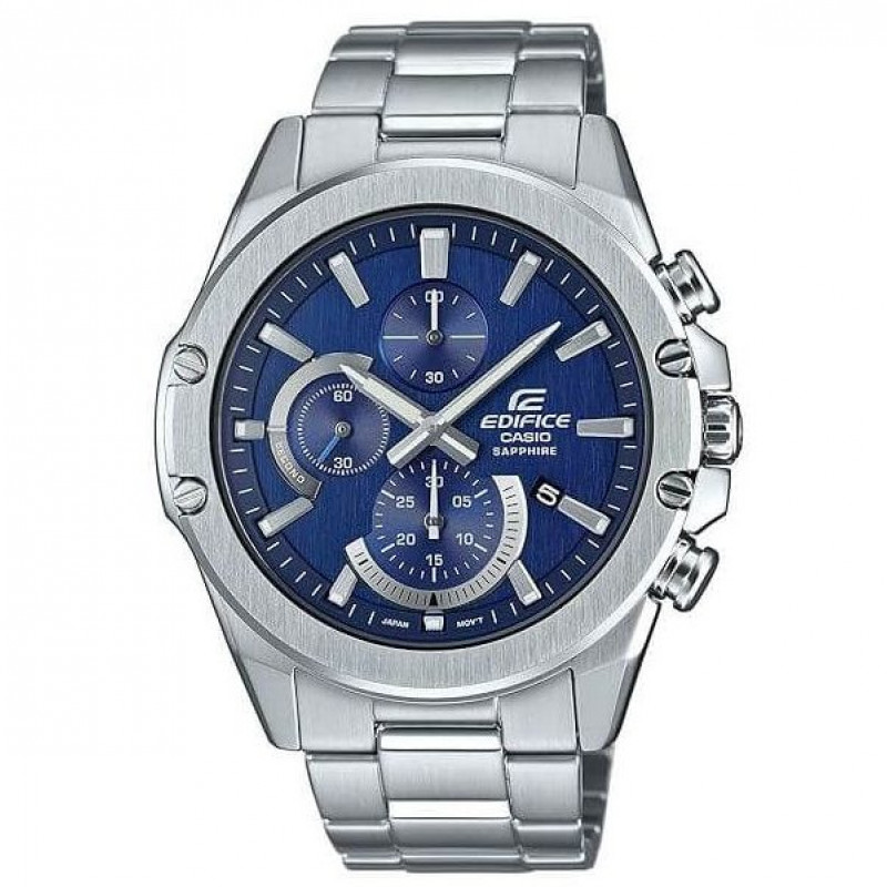 Casio – Bracelet en acier inoxydable – Résistance à l’eau 10 ATM – EFR-S567D-2AVUDF