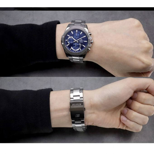 Casio – Bracelet en acier inoxydable – Résistance à l’eau 10 ATM – EFR-S567D-2AVUDF Casio – Bracelet en acier inoxydable – Résistance à l’eau 10 ATM – EFR-S567D-2AVUDF