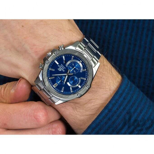 Casio – Bracelet en acier inoxydable – Résistance à l’eau 10 ATM – EFR-S567D-2AVUDF Casio – Bracelet en acier inoxydable – Résistance à l’eau 10 ATM – EFR-S567D-2AVUDF