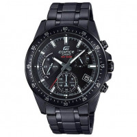 Casio – La lunette noire et le cadran ont un style audacieux – Résistance à l’eau 100 m – EFV-540DC-1AV