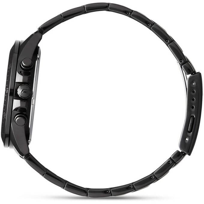 Casio – La lunette noire et le cadran ont un style audacieux – Résistance à l’eau 100 m – EFV-540DC-1AV