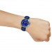 Casio – Montre homme argentée, bracelet en cuir bleu – MTP-V004L-2BUDF Casio – Montre homme argentée, bracelet en cuir bleu – MTP-V004L-2BUDF