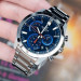 Casio – Cadran bleu – Chronographe – Bracelet en acier inoxydable – EFR-573D-2AV Casio – Cadran bleu – Chronographe – Bracelet en acier inoxydable – EFR-573D-2AV