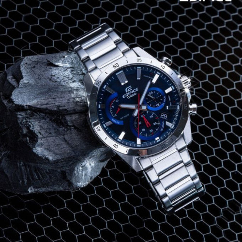 Casio – Cadran bleu – Chronographe – Bracelet en acier inoxydable – EFR-573D-2AV Casio – Cadran bleu – Chronographe – Bracelet en acier inoxydable – EFR-573D-2AV