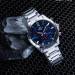 Casio – Cadran bleu – Chronographe – Bracelet en acier inoxydable – EFR-573D-2AV Casio – Cadran bleu – Chronographe – Bracelet en acier inoxydable – EFR-573D-2AV