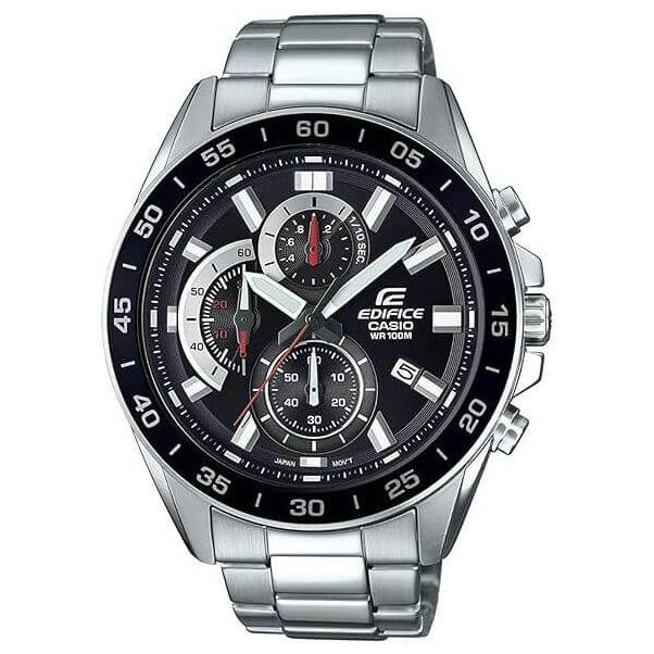 Casio – Étanche à 100 m – EDIFICE – Chronographe – Boîtier en acier inoxydable – EFV-550D-1AVUDF