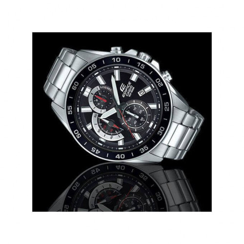 Casio – Étanche à 100 m – EDIFICE – Chronographe – Boîtier en acier inoxydable – EFV-550D-1AVUDF Casio – Étanche à 100 m – EDIFICE – Chronographe – Boîtier en acier inoxydable – EFV-550D-1AVUDF
