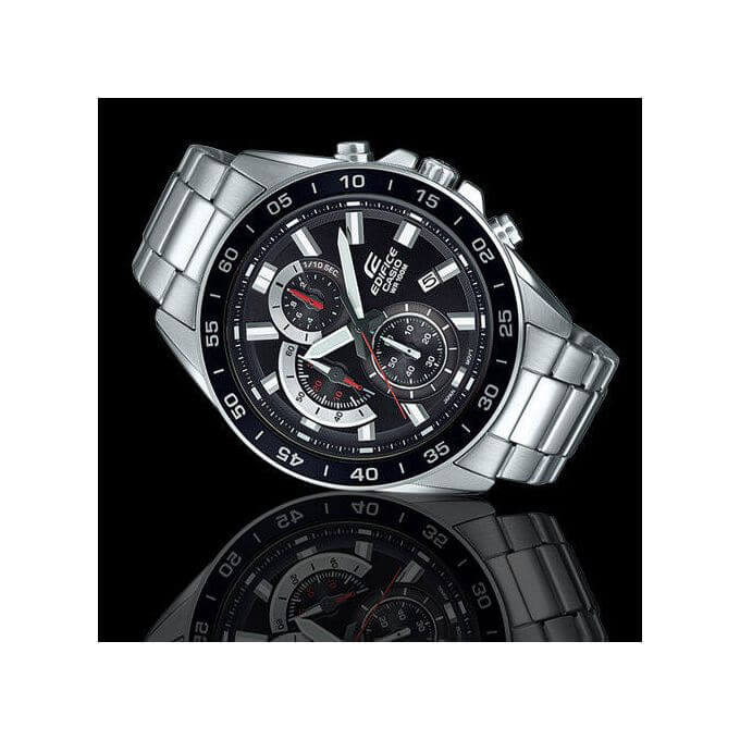 Casio – Étanche à 100 m – EDIFICE – Chronographe – Boîtier en acier inoxydable – EFV-550D-1AVUDF