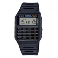 Casio – Montre calculatrice – Bracelet en silicone – Chronographe – CA-53W-1Z