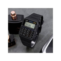 Casio – Montre calculatrice – Bracelet en silicone – Chronographe – CA-53W-1Z