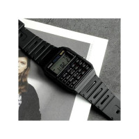 Casio – Montre calculatrice – Bracelet en silicone – Chronographe – CA-53W-1Z