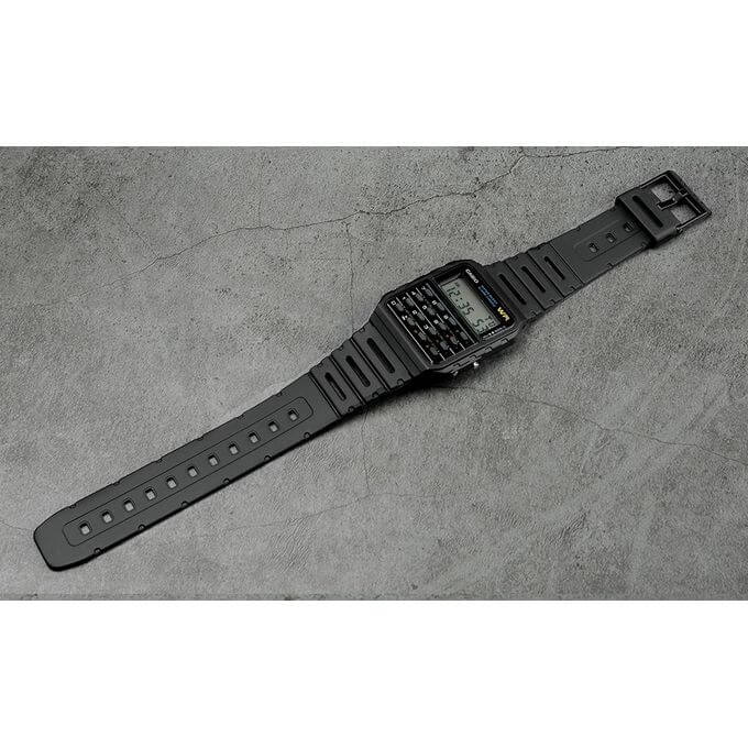 Casio – Montre calculatrice – Bracelet en silicone – Chronographe – CA-53W-1Z