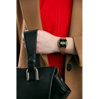 Casio – Unisexe – Diamants naturels – Bracelet en acier inoxydable – A159WGED-1DF