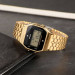 Casio – Unisexe – Diamants naturels – Bracelet en acier inoxydable – A159WGED-1DF