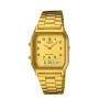 Casio &ndash; Analogique / Num&eacute;rique &ndash; Bracelet en acier inoxydable dor&eacute; &ndash; AQ-230GA-9B
