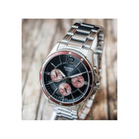 Casio – Tout en acier inoxydable – Classe d’étanchéité (50 mètres) – MTP-1374D-5AVDF