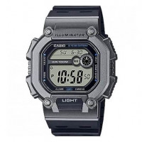 Casio – W-737HX-1A2 – Étanche 100 m – Double fuseau horaire – Bracelet extra long