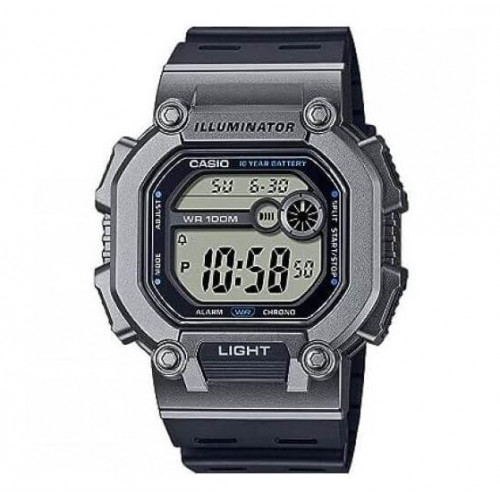 Casio – W-737HX-1A2 – Étanche 100 m – Double fuseau horaire – Bracelet extra long Casio – W-737HX-1A2 – Étanche 100 m – Double fuseau horaire – Bracelet extra long