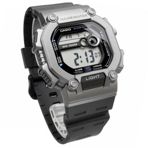 Casio – W-737HX-1A2 – Étanche 100 m – Double fuseau horaire – Bracelet extra long Casio – W-737HX-1A2 – Étanche 100 m – Double fuseau horaire – Bracelet extra long