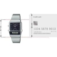 Casio – Redonnez vie au style rétro vintage avec une version contemporaine des années 80 – AQ-800E-1ADF