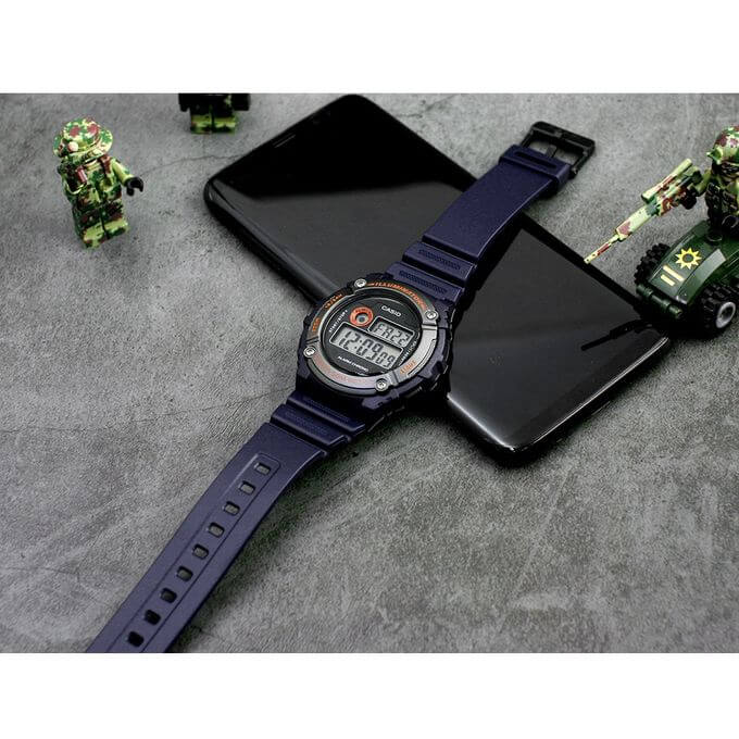 Casio – Digital bleu, bracelet quartz – AE-1500WH-2A – Étanche 100 m