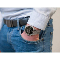 Festina – Cadran noir – Chronographe – F20343/8 – Bracelet en acier inoxydable