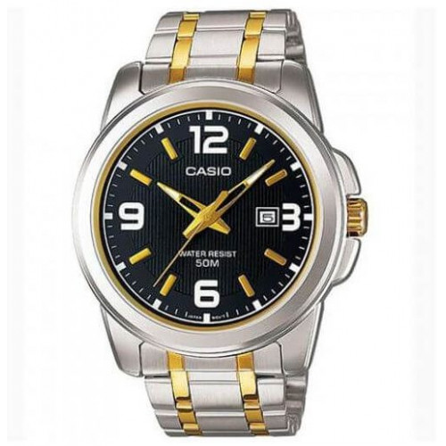 Casio – Bicolore pour hommes – Bracelet en acier inoxydable – MTP-1314SG-1AV Casio – Bicolore pour hommes – Bracelet en acier inoxydable – MTP-1314SG-1AV