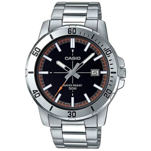 Casio – Pour hommes – Avec dateur – Aiguilles fluorescentes – MTP-VD01D-1E2 Casio – Pour hommes – Avec dateur – Aiguilles fluorescentes – MTP-VD01D-1E2