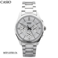 Casio – Montre hommes quartz – Bracelet en métal inoxydable – Avec dateur – MTP-1375D-7AVDF