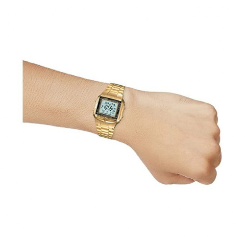 Casio – Mémo 30 fiches téléphoniques – Dorée pour hommes – Autonomie pile 10 ans – DB-360G-9A Casio – Mémo 30 fiches téléphoniques – Dorée pour hommes – Autonomie pile 10 ans – DB-360G-9A