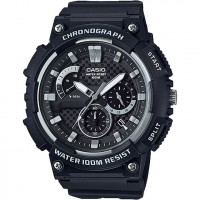 Casio – Noir – Sport en silicone – Chronographe – Avec dateur – Étanche 100 mètres – MCW-200H-1AVDF