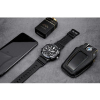 Casio – Noir – Sport en silicone – Chronographe – Avec dateur – Étanche 100 mètres – MCW-200H-1AVDF